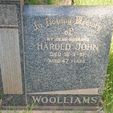 WOOLLIAMS Harold John -1951