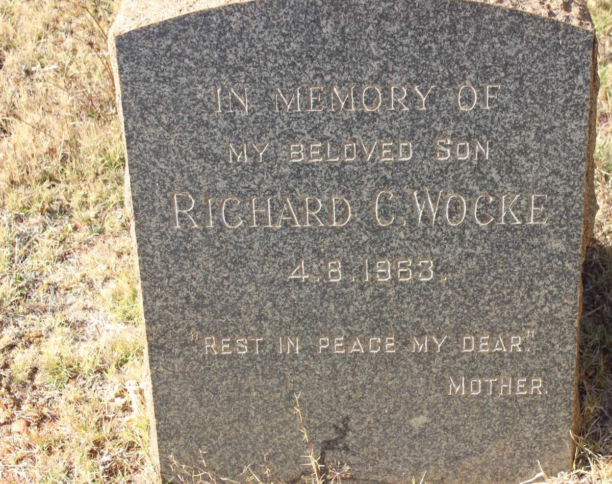 WOCKE Richard C. -1963