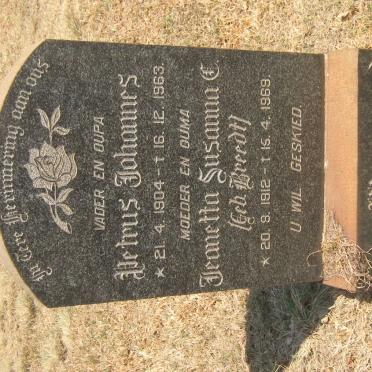 WYNGAARD Petrus Johannes, van 1904-1963 &amp; Jeanetta Susanna C. BREEDT 1912-1969