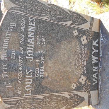 WYK Louis Johannes, van 1921-1961