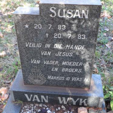 WYK Susan, van 1983-1983