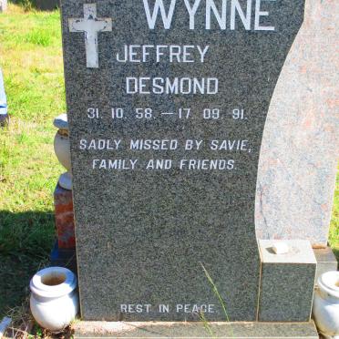 WYNNE Jeffrey Desmond 1958-1991