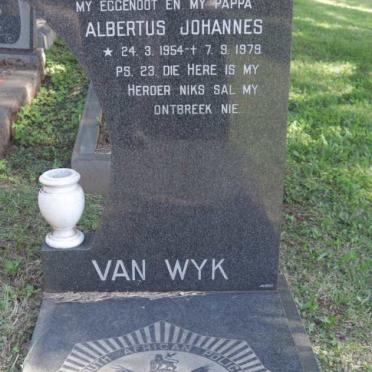 WYK Albertus Johannes, van 1954-1979