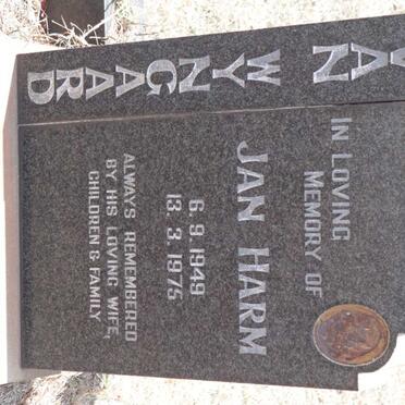 WYNGAARD Jan Harm, van 1949-1975