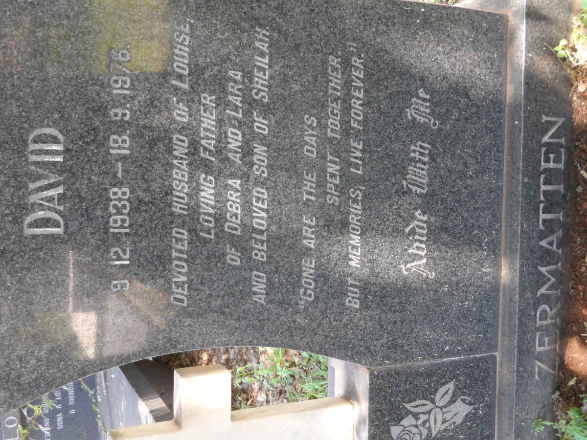 ZERMATTEN David 1938-1976