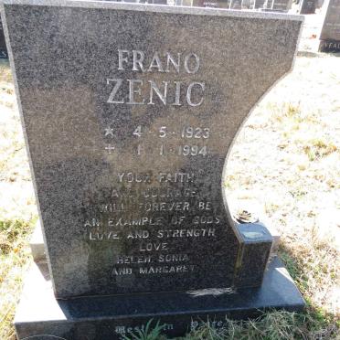 ZENIC Frano 1923-1994