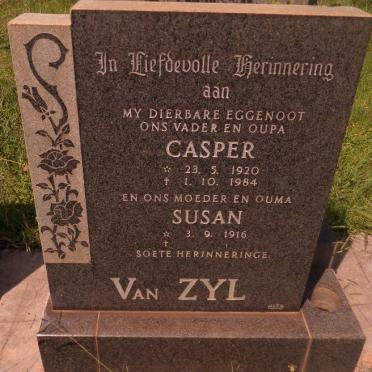 ZYL Casper, van 1920-1984 &amp; Susan 1916-