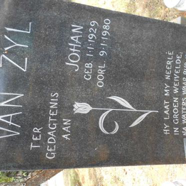 ZYL Johan, van 1929-1980