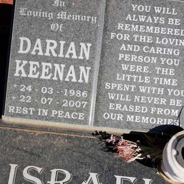 ISRAEL Darian Keenan 1986-2007