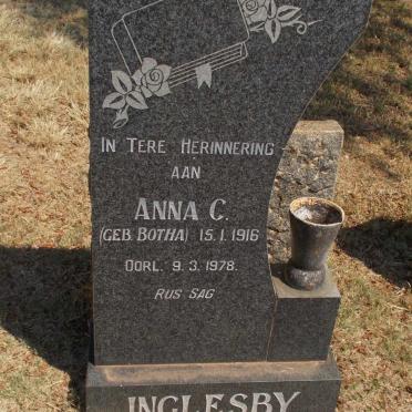 INGLESBY Anna C. nee BOTHA 1916-1978