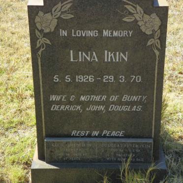 IKIN Cecil Owen 1918-1987 &amp; Lina 1926-1970 :: IKIN Douglas Peter 1956-1999