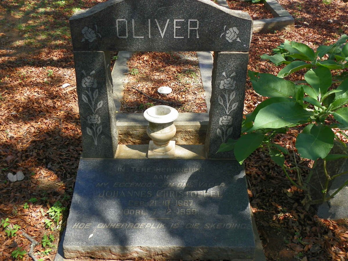 OLIVER Johannes Christoffel 1887-1959