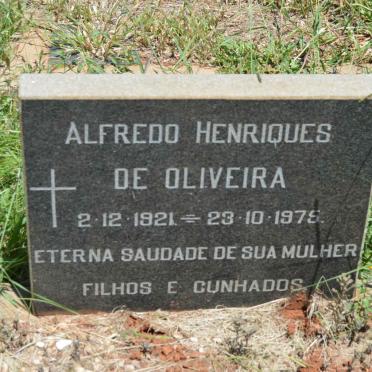 OLIVEIRA Alfredo Henriques, de 1921-1975