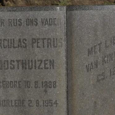 OOSTHUIZEN Herculas Petrus 1888-1954