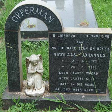 OPPERMAN Nicolaas Johannes 1975-1981