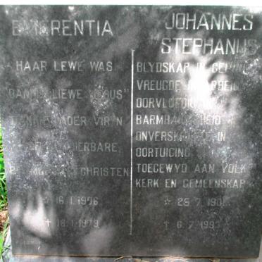OTTO Johannes Stephanus 1901-1993 &amp; Emerentia 1906-1979