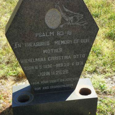OTTO Wilhelmina Christina 1896-1971