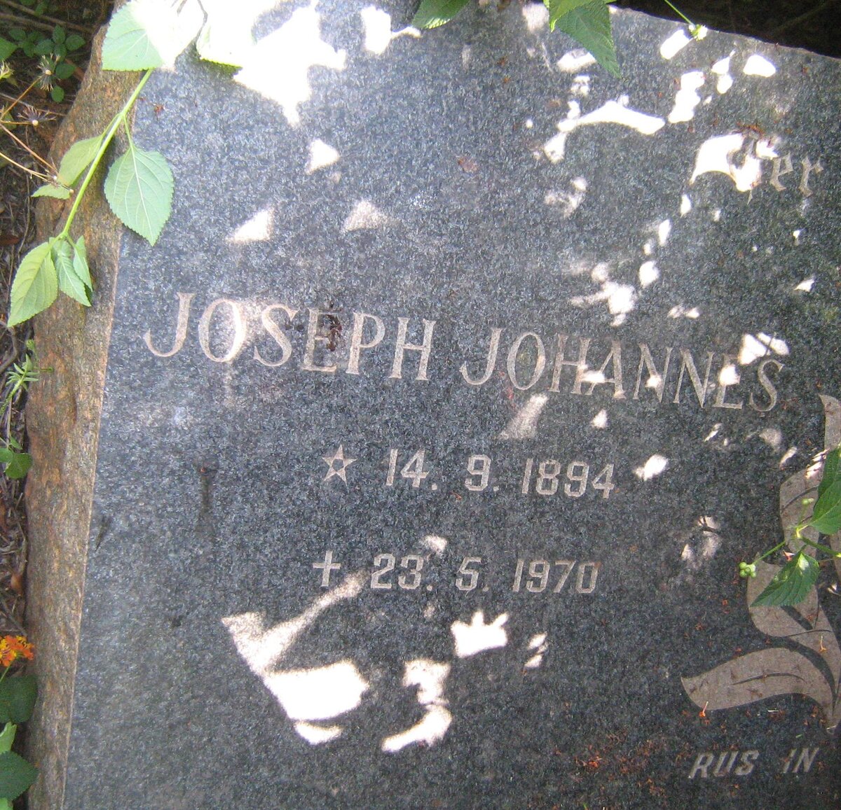 OTTEN Joseph Johannes 1894-1970