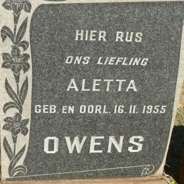 OWENS Aletta 1955-1955