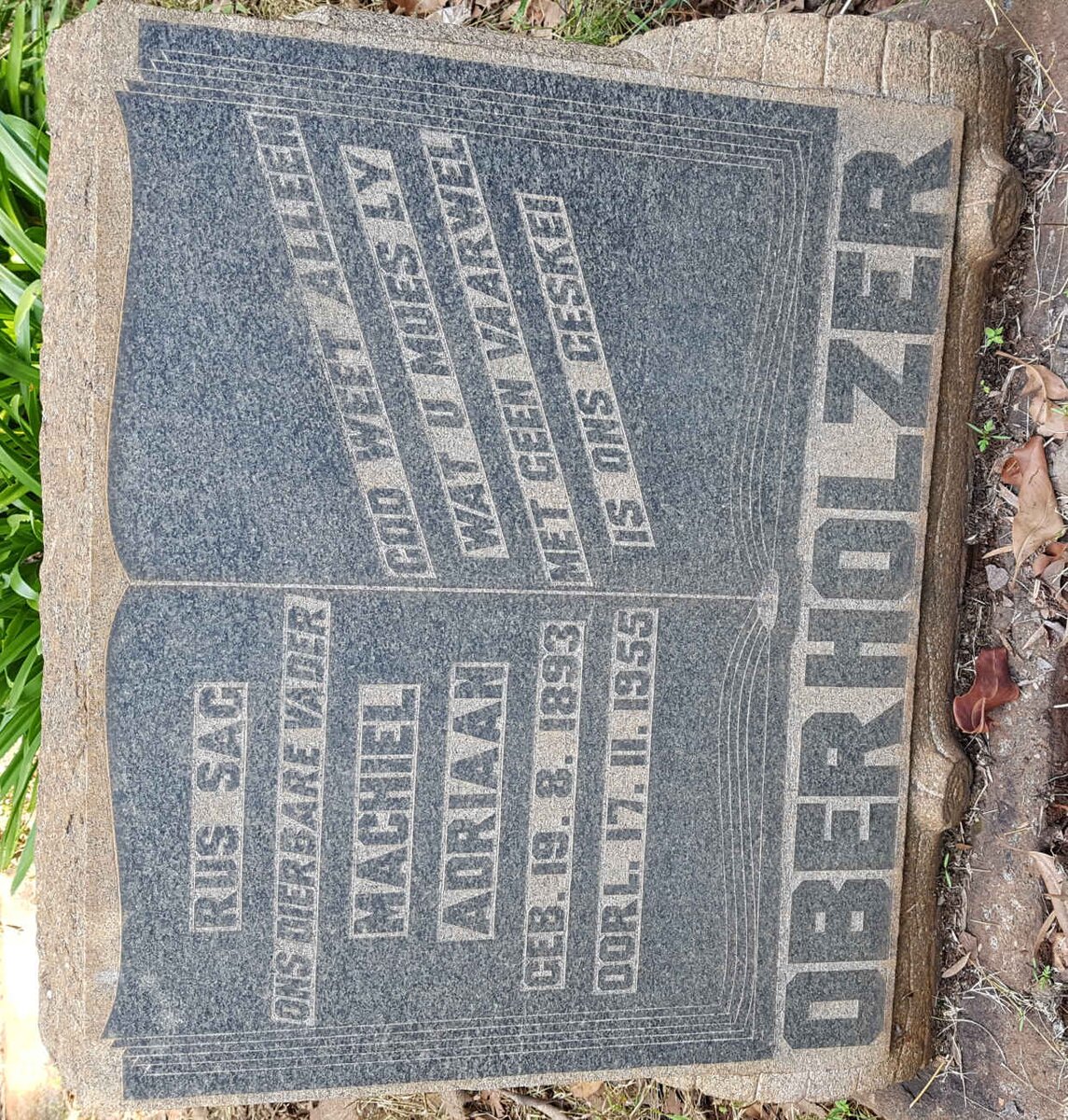 OBERHOLZER Machiel Adriaan 1893-1955