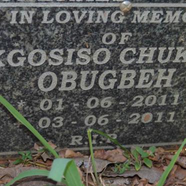 OBUGBEH Kgosiso Chukwy 2011-2011