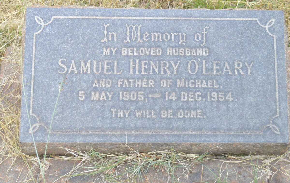 O'LEARY Samuel Henry 1905-1954
