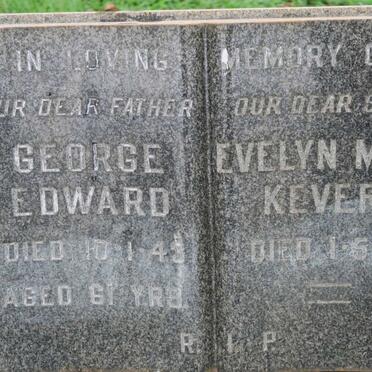 O'NEILL George Edward -1943 :: KEVERN Evelyn Maud -1947