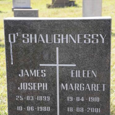 O'SHAUGHNESSY James Joseph 1899-1980 &amp; Eileen Margaret 1910-2001