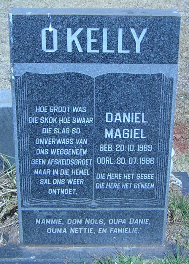 O'KELLY Daniel Magiel 1969-1986