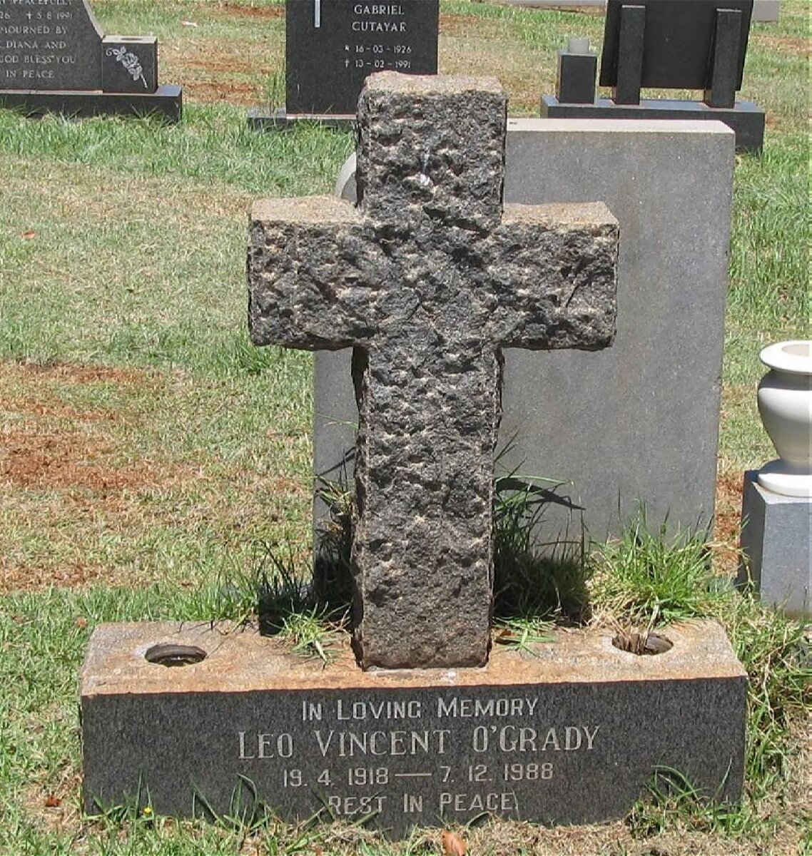 O'GRADY Leo Vincent 1918-1988