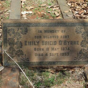 O'BYRNE Emily Brigid 1874-1953