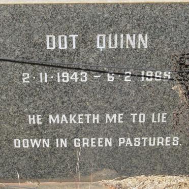 QUINN Dot 1943-1969