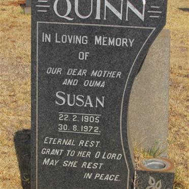 QUINN Susan 1905-1972