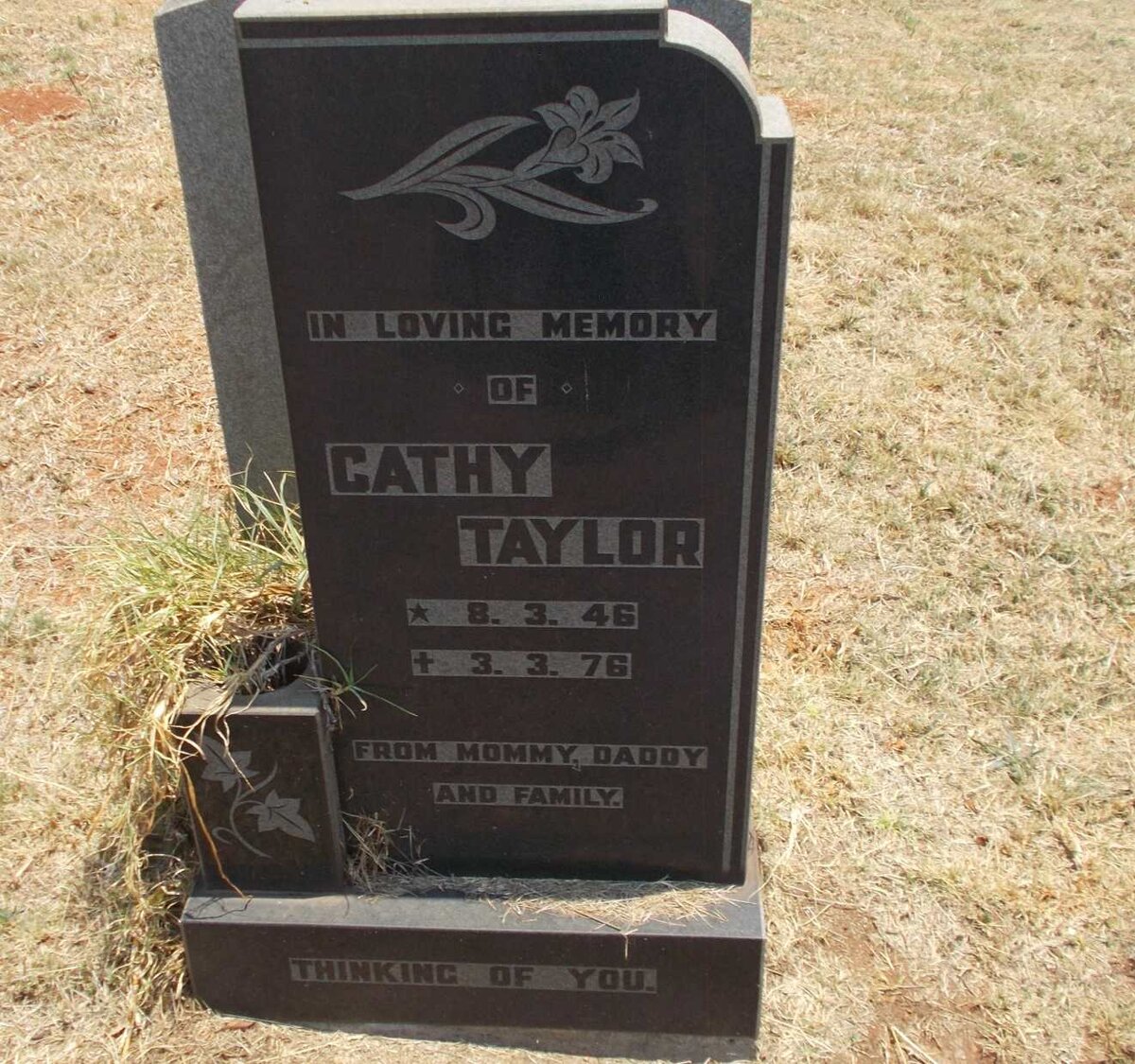 TAYLOR Cathy 1946-1976