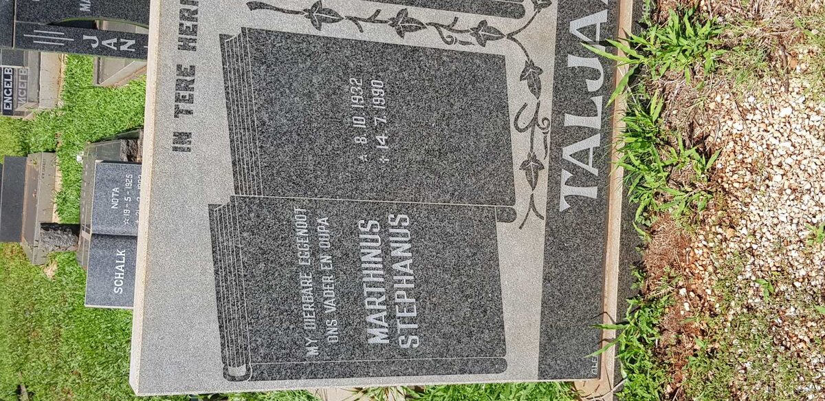 TALJAARD Marthinus Stephanus 1932-1990