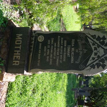 TENNANT Rosa Wilhelmina nee VAN BUUREN -1943