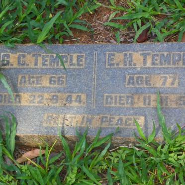 TEMPLE G.C. -1944 &amp; E.H. -1957