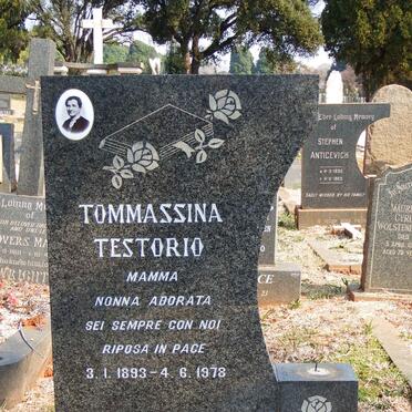 TESTORIO Tommassina 1893-1978