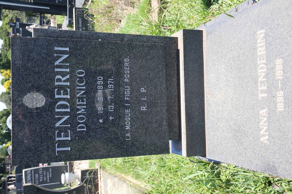 TENDERINI Domenico 1890-1971 &amp; Anna 1896-1988