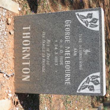 THORNTON George Melbourne 1906-1983