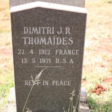 THOMAIDES Dimitri J.R. 1912-1971