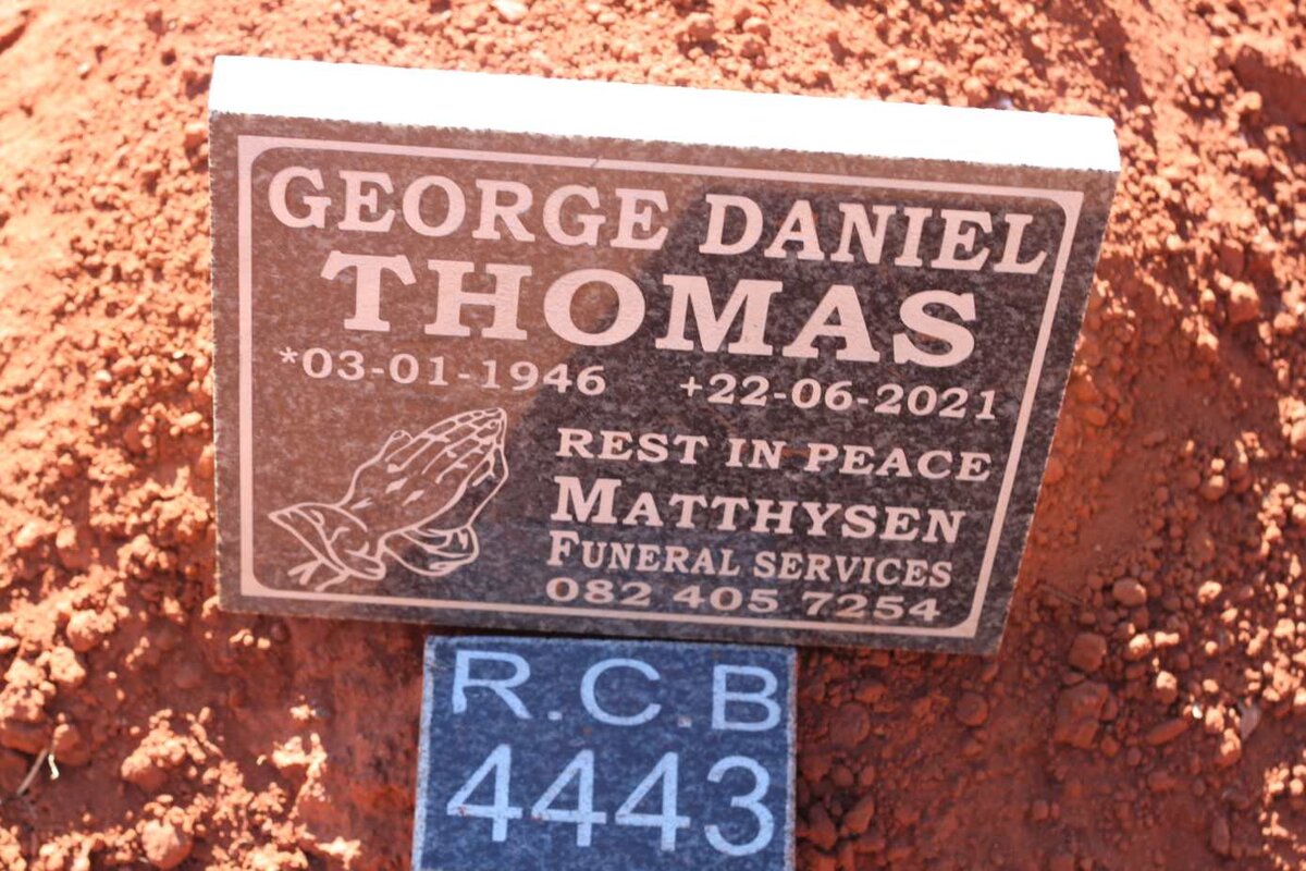 THOMAS George Daniel 1946-2021