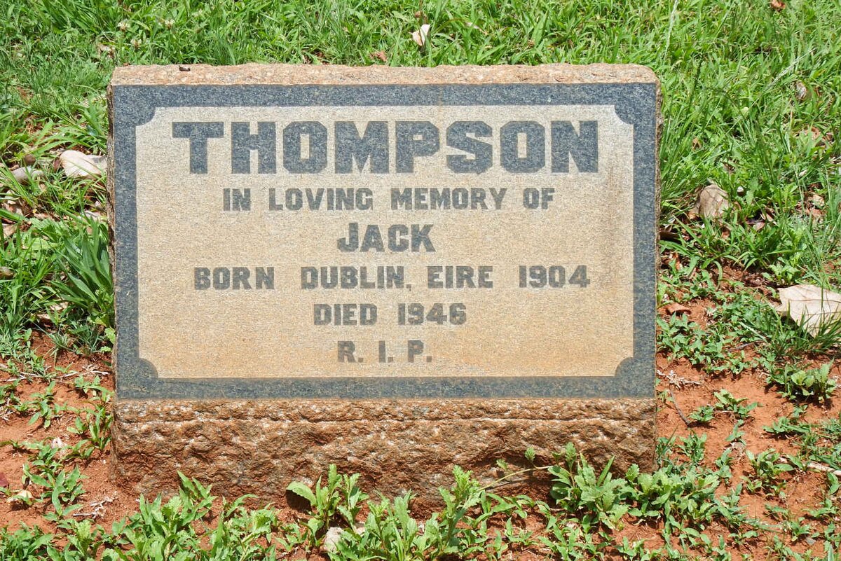 THOMPSON Jack 1904-1946