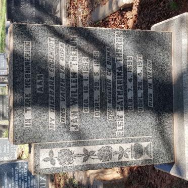 THERON Jan Willem 1892-1959 &amp; Elsie Catharina 1895-1971