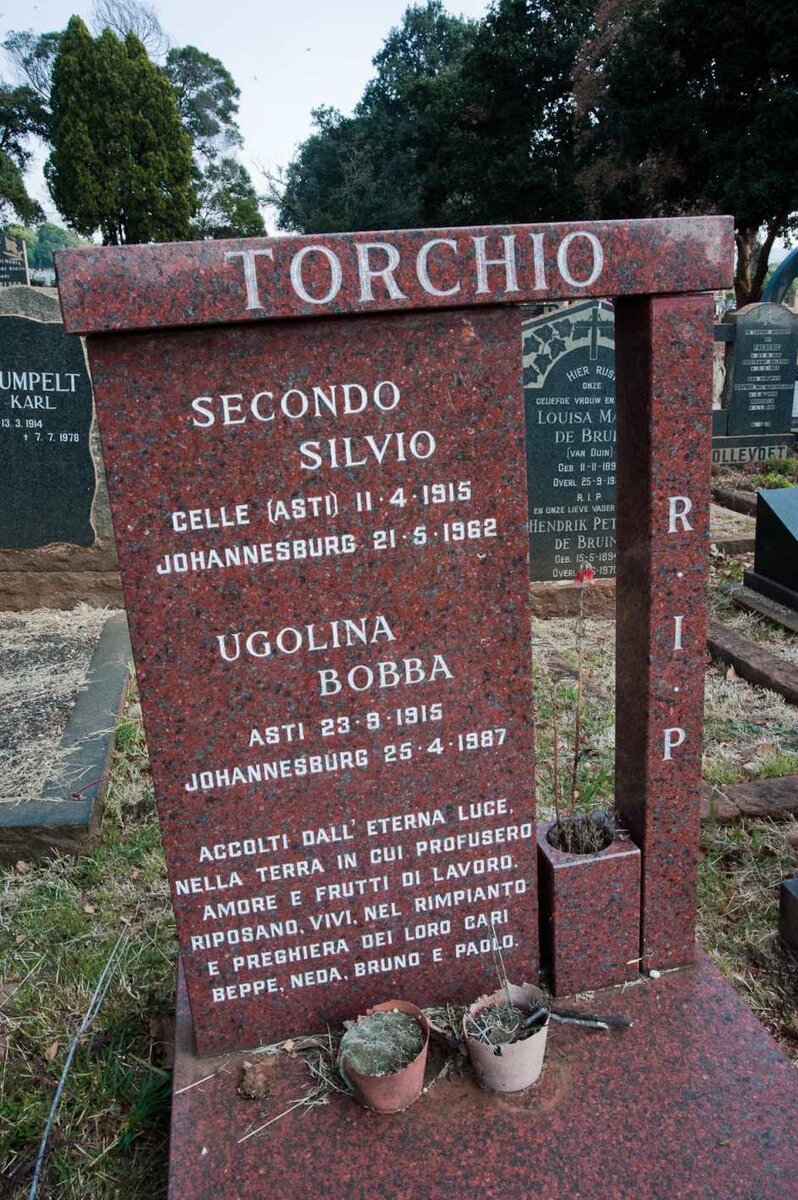 TORCHIO Secondo Silvio 1915-1962 &amp; Ugolina Bobba 1915-1987