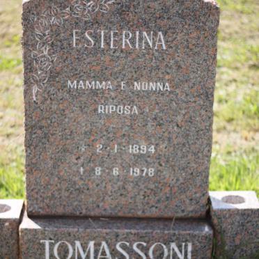 TOMASSONI Esterina 1894-1978