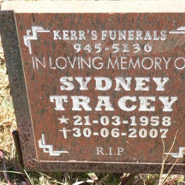 TRACEY Sydney 1958-2007