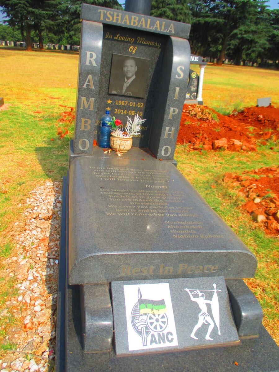 TSHABALALA Ramo Sipho 1967-2014