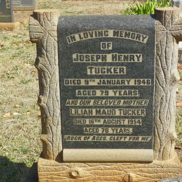 TUCKER Joseph Henry -1946 &amp; Lilian Maud -1954
