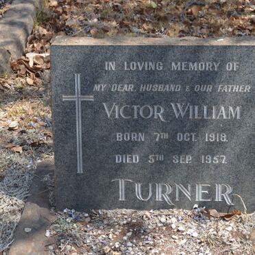 TURNER Victor William 1918-1957